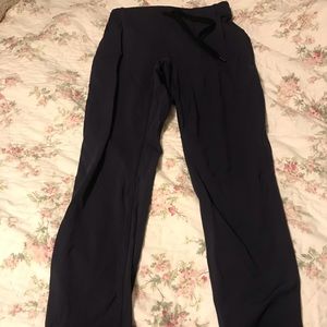 Navy align joggers